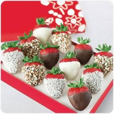 Strawberries in chocolate Aero