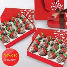 Strawberries in French chocolate