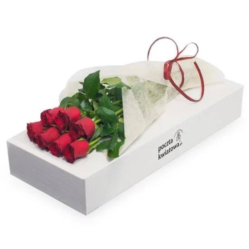 7 red roses