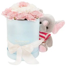 Delimaro â„¢ set with a pink elephant