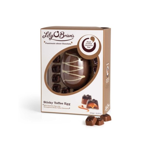 Sticky Toffee Milk Chocolate Egg, 365g