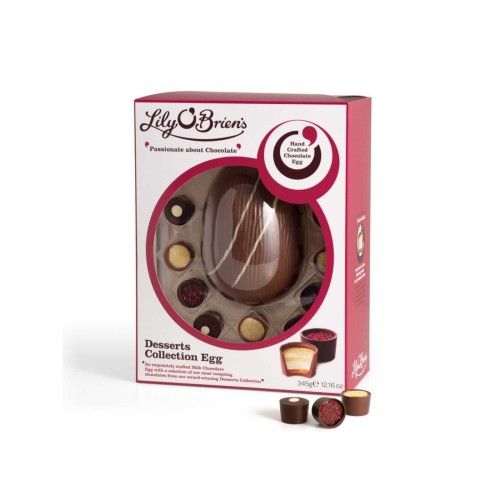 Desserts Chocolate Easter Egg with 9 Chocolates, 345g