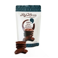 70% Dark Belgian Chocolate Share Bag, 110g 4 PCS