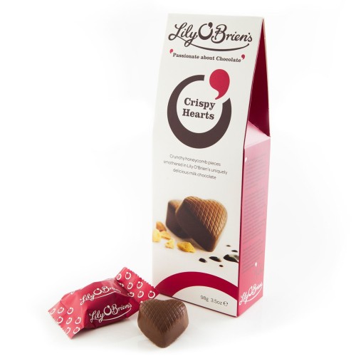 Honeycomb Crispy Heart Pouch, 7 Chocolates, 98g