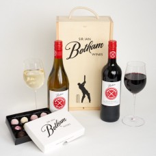 All Rounder Cabernet Sauvignon & Chardonnay in a Hand Embossed gift box & Chocolate Truffles