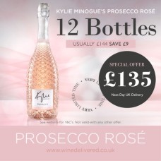 A Case of 12 Kylie Minogue Prosecco RosÃ©