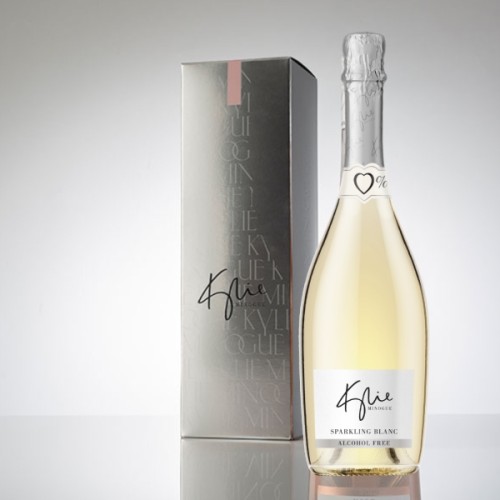 Kylie Minogue Sparkling Blanc 0% in a gift Box