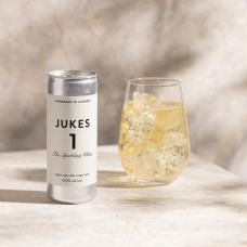 Jukes No. 1 The Sparkling White, Alcohol-Free, Box of 4 Cans