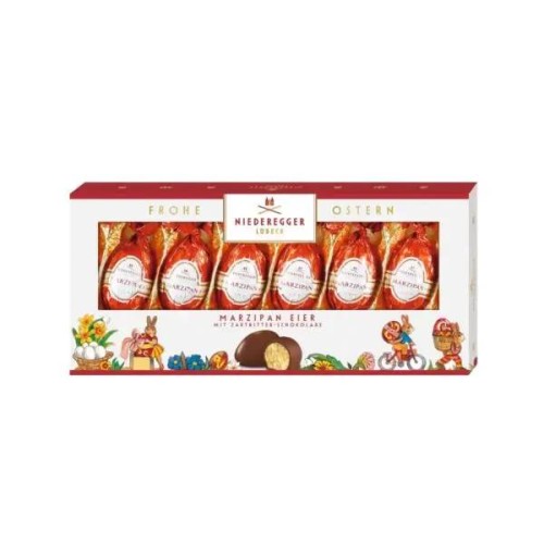 NIEDEREGGER Marzipan Easter Eggs  Gift Box 100g