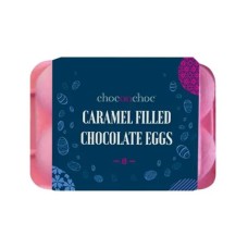 CHOC ON CHOC Caramel Filled Chocolate Eggs in Egg Box 440g