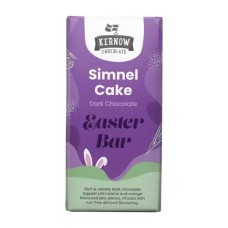 KERNOW Simnel Cake Dark Chocolate Easter Bar 100g (2 Quantity)