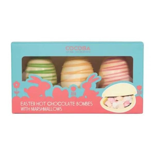 EASTER EGG WHITE CHOC BOMBES 3 PACK*