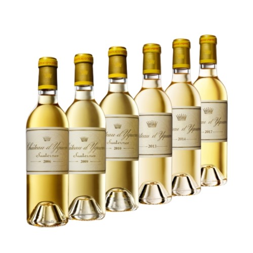 Chateau d'Yquem, Half Bottle Vertical Case 2006, 2009, 2010, 2013, 2014, 2017 (In Wooden Box Direct From Chateau)