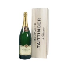 Taittinger Brut Reserve NV Jeroboam (3 Litres) In Wooden Box