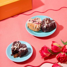 Love Heart Cookie Pie Trio