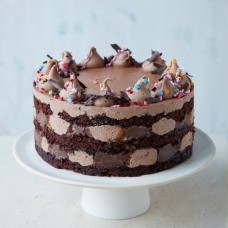Vegan Chocolate Caramel Cake (Large (10