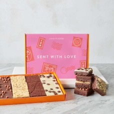 Sent with Love No Nuts Mixed Mini Brownie Box (12 Pieces)