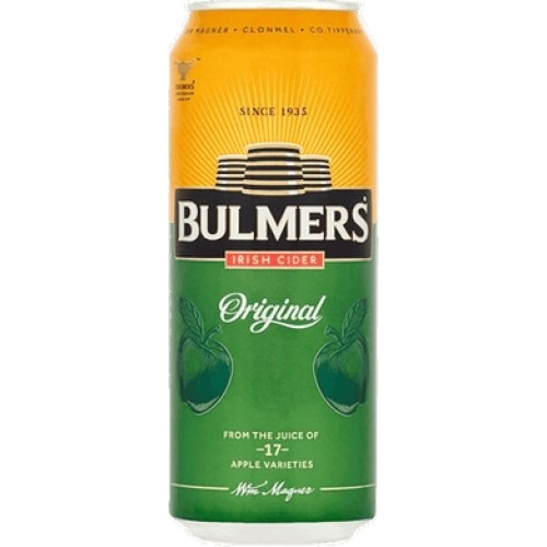 Bulmers Original Irish Cider 24 Pack (50cl Cans)