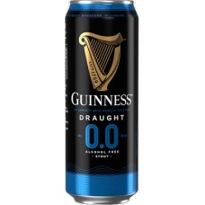 Guinness Draught 0.0 Alcohol Free Stout 24 Pack