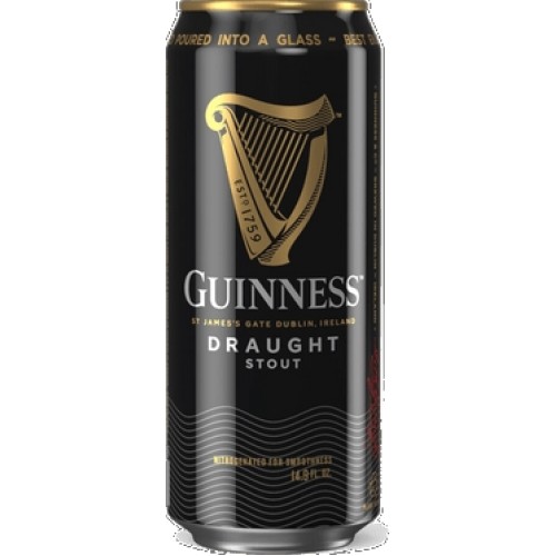 Guinness Draught Stout Beer 24 Pack (50cl Cans)