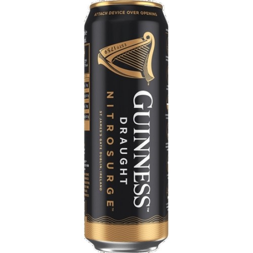 Guinness Draught Nitrosurge 24 Pack (50cl Cans)
