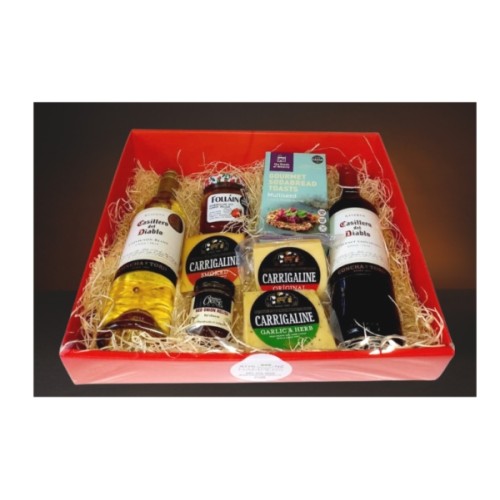 Irish Cheese and Wine Gift Hamper