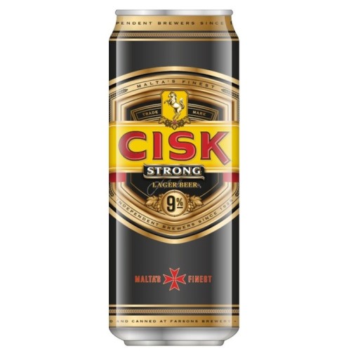 Cisk Strong Premium Lager Can - Case of 24