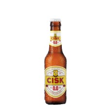 Cisk 0.0 Alcohol-Free Lager Glass Bottle - Case of 24