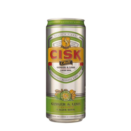 Cisk Chill Ginger & Lime Can - Case of 24