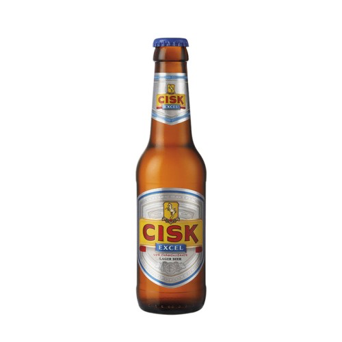 Cisk Excel Low-Carbohydrate Lager Glass Bottle - Case of 24