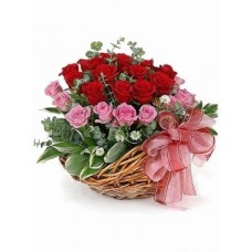 Red and pink basket