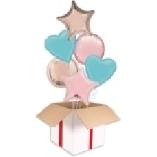 Rainbow Mix Party Bouquets (2x Bunch of 6 Balloons (12 Balloons))