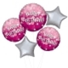 Happy Birthday Confetti Balloon (3 Balloons Gift Boxed)