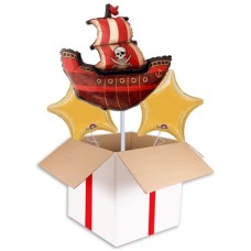 Pirate Ship Supershape Balloons (3 Balloons Gift Boxed)