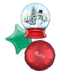 Snow Globe Supershape Balloon (Single Balloon Gift Boxed)