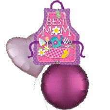 Best Mum Supershape Balloon (3 Balloons Gift Boxed & Gift)