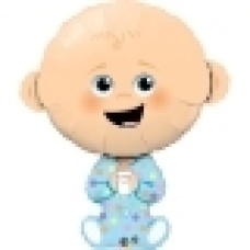 Baby Girl 3D Effect Supershape Balloon (3 Balloons Gift Boxed)