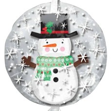 Large Bubbles Snowman Supershape Balloon (3 Balloons Gift Boxed)