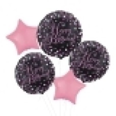 Sparkling Happy Birthday Balloon (3 Balloons Gift Boxed)