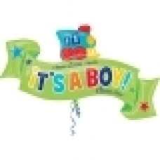 Baby Letters Supershape Balloon (3 Balloons Gift Boxed)
