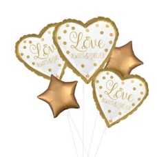 Love Always and Forever Heart Balloon (3 Balloons Gift Boxed)