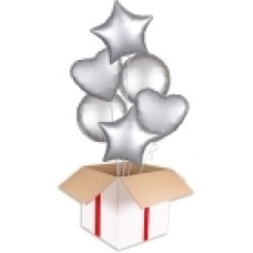 Rose Copper Satin Party Bouquets (2x Bunch of 6 Balloons (12 Balloons))