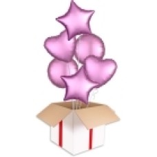 Pomegranate Satin Party Bouquets (2x Bunch of 6 Balloons (12 Balloons))