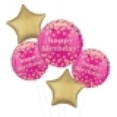 Woo Hoo Happy Birthday Balloon (3 Balloons Gift Boxed)