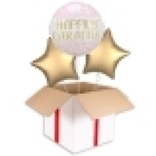 Happy Anniversary Heart Balloon (3 Balloons Gift Boxed)