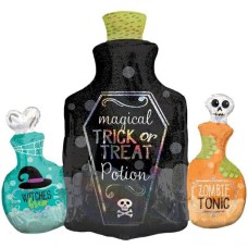 Magic Potion Holographic Supershape Balloon (3 Balloons Gift Boxed & Free Gift)