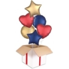 Foil Jubilee Party Bouquets (2x Bunch of 6 Balloons (12 Balloons))