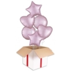 Navy Satin Party Bouquets (2x Bunch of 6 Balloons (12 Balloons))