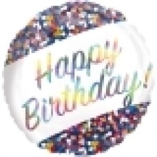 Blush Birthday Orbz Balloon (3 Balloons Gift Boxed)