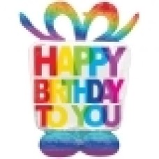 Dot and Circle Birthday SuperShape Balloon (3 Balloons Gift Boxed)